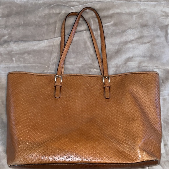 MICHAEL By Michael Kors - Tan Leather Large Tote - Picture 2 of 7